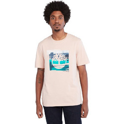 Timberland Ανδρικό Κοντομάνικο T-Shirt Pink A65WH-662 Pink
