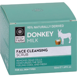Bodyfarm Donkey Milk Face Cleansing Φυτικό Scrub Προσώπου 50ml