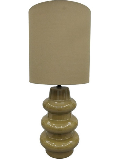 Φωτιστικό Επιτραπέζιο Wave 035308 20x20x46,5cm E14 40W Olive