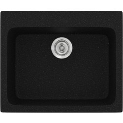 Sanitec Classic 331 Υποκαθήμενος Νεροχύτης Γρανίτη Ματ Metallic Space 60x50cm