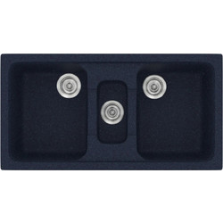 Sanitec Classic 325 Επικαθήμενος Νεροχύτης Γρανίτη Ματ Granite Blue 97x51cm