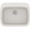 Sanitec Classic 313 Επικαθήμενος Νεροχύτης Γρανίτη Ματ Metallic Ice 58x50cm