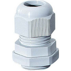 Cable gland IP 66/IP 67, M 16, sealing range: 5-10 mm, for outdoor inst. grey (AKM 16)