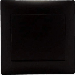 REDLED Stinel Διακόπτης Φωτισμού Intermediate (Αλέ-Ρετούρ Μεσαίος) 10A 250V - Μαύρος
