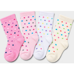 Design Baby Rainbow Dots Βρεφικές Κάλτσες 4 Τεμάχια DSNBB58-92-Πολύχρωμο
