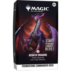 Magic the Gathering Foundations Commander Deck - Reign of Dragons