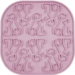 FIBOO LICKING MAT LOLLIPOP ΡΟΖ 19cm