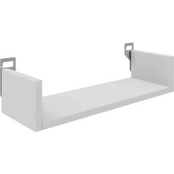 Ραφιέρα τοίχου Derva pakoworld σε λευκή απόχρωση 45x15x10cm