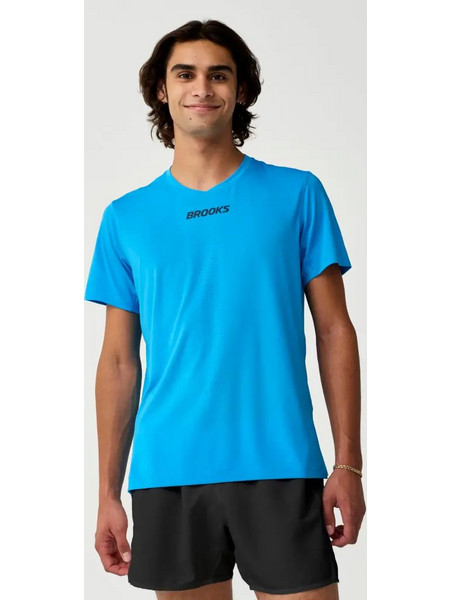 Brooks Dash Cooling Short Sleeve Ανδρικό Κοντομάνικο