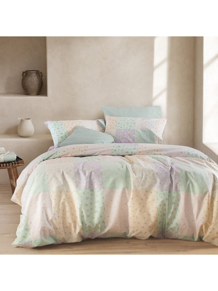 Πάπλωμα Junie (Σετ 3τμχ) Multi Ρυθμός Υπέρδιπλo 220x240cm 100% Βαμβάκι