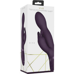 Vive Niva 360 Degrees Rotating Rabbit Δονητής Rabbit Μωβ