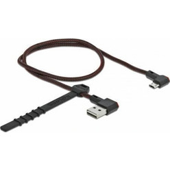DeLock Regular USB 2.0 to micro USB Cable Μαύρο 0.5m (85270) 1τμχ