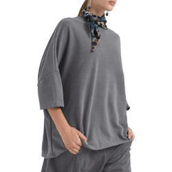 ΜΠΛΟΥΖΑ NAMASTE VINNETTE OVERSIZE GREY
