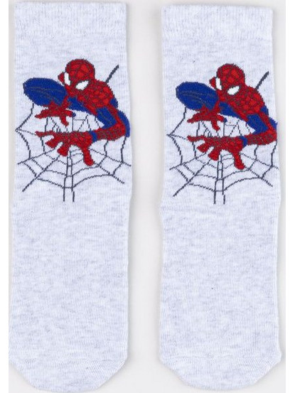 παιδικές κάλτσες γκρι spider-man για αγόρι