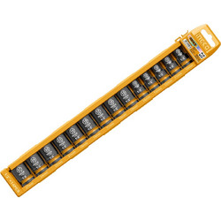 Καρυδάκια Κοντά Impact-Αέρος 1/2" Σετ 14 τεμ. 10-27mm CrMo HKISSD12146