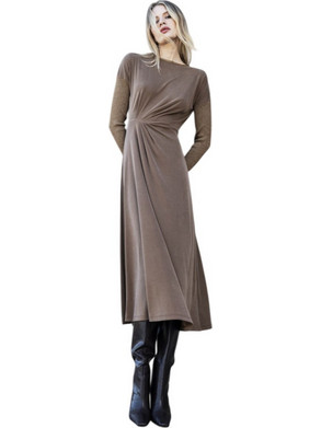 AGGEL Φόρεμα Light Camel FW53106KF
