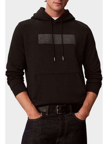 Calvin Klein LS 350fleece SPW Graphic Ανδρικό Φούτερ Μαύρο