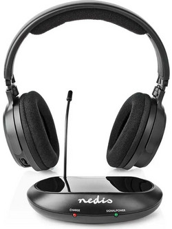 Nedis HPRF200BK Ασύρματα Bluetooth Ακουστικά On Ear Μαύρα