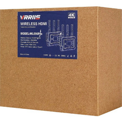 VRRIIS HDMI σύστημα ασύρματης μετάδοσης βίντεο WL096 Pro, 4K, 5GHz, έως 450m