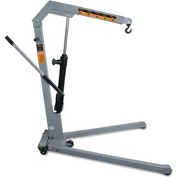 BETA TOOLS Folding Hydraulic Crane with Dual Effect Pump