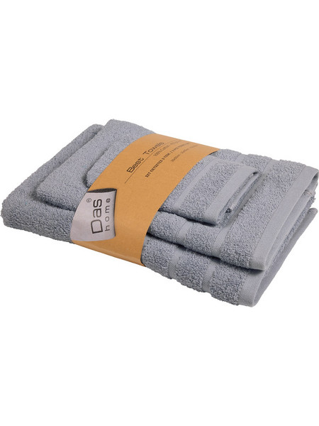 Das Home Σετ Πετσετεσ 3Τεμαχιων Best 0701 Dusty Blue Dusty Blue