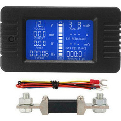 D843894 Ψηφιακό Battery Tester Ακίδας DC 0-200V