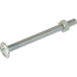 Βίδα Ολόπαση PH Σκεπών & Περικόχλιο M 6x80 Inox A2 10Τμχ 04010289