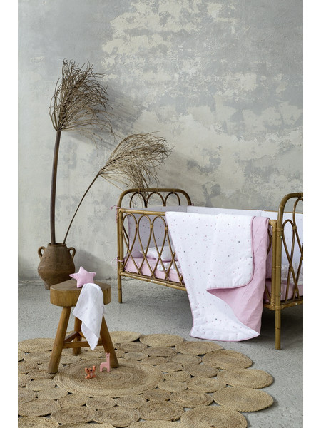 Nima Κουβερλί Κούνιας 100X140 Nene - Pink