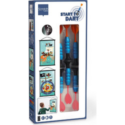 Scratch START TO DART - στόχος & βελάκια με βεντούζες Pirates-Πειρατές - Scratch-ColourfulStories