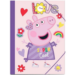 Φάκελος με Λάστιχο Χάρτινος Must Team 25χ35 Peppa Pig 000482816