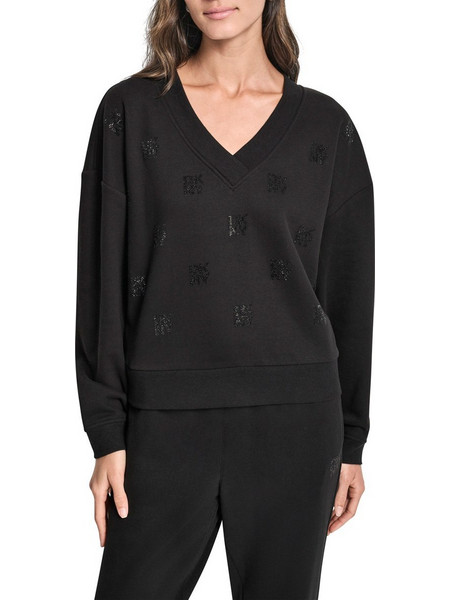Mπλούζα Φούτερ Dkny LOGO DP5T1465-BBL Γυναικείο