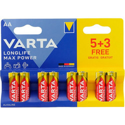 Varta Longlife Max Power AA 8τμχ