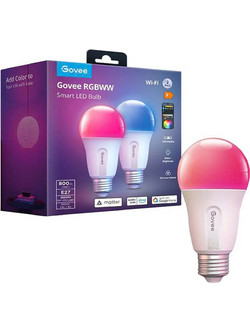 Govee B6004 Smart Λάμπα LED E27 RGBW 800lm 2τμχ