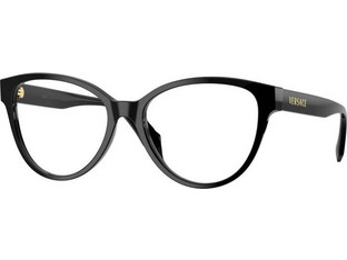 Versace VE3399U GB1 Γυναικείος Σκελετός Γυαλιών Οράσεως Κοκάλινος Μαύρος