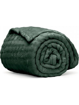 Κουβέρτα Fleece Μονή Kvall Λαδί Lino Home Λαδί 160X220