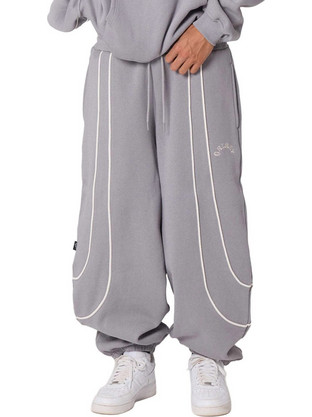 Grimey The Infamous Baggy Ανδρικό Παντελόνι Φόρμας Γκρι GRBTS312-GRE
