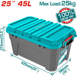 Total TPBX0252 Βαλίτσα Εργαλείων Πλαστική 25" 45Lit