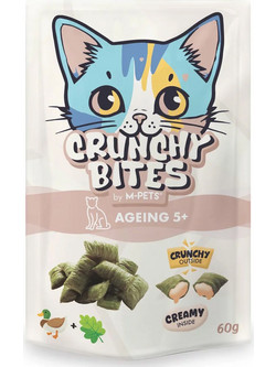 M-Pets Crunchy Bites Ageing 5+ 60gr