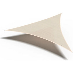 Πανί Σκίασης Τρίγωνο 230gsm 3,6 x 3,6 x 3,6m - Εκρού