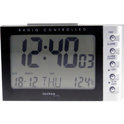 Technoline WT188 Επιτραπέζιο Ψηφιακό Ρολόι LCD Πλαστικό Μαύρο