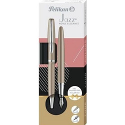 Pelikan Σετ Στυλό με Πένα Jazz Noble Elegance Taupe Gift Box K/P36