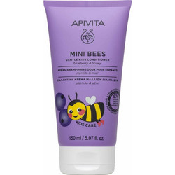 APIVITA Mini Bees Μαλακτική Κρέμα Μαλλιών Για Παιδιά Με Μύρτιλο & Μέλι 150ml