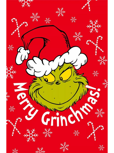 Παιδική Κουβέρτα microflannel The Grinch Merry Grinchmas 100x150εκ. (042359)