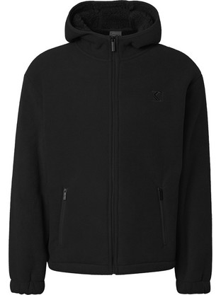 Karl Kani OG Teddy Hooded Ανδρική Ζακέτα Μαύρη KM263-024-1