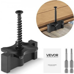 VEVOR 90PCS Hidden Deck Fasteners for Composite Decking Board T Clips-600 Pcs