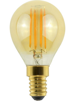ΣΦΑΙΡΙΚΗ ΛΑΜΠΑ LED FILAMENT G45 ΜΠΑΛΑΚΙ E14 4.5W STEP DIM 3 ΒΗΜΑΤΩΝ ΜΕΛΙ (AMBER) ΘΕΡΜΟ ΛΕΥΚΟ 2500K 423LM / BOVAK45WWAMSD