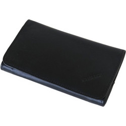 Καπνοθήκη από γνήσιο δέρμα Over Top 10004 ZM BLACK (μεγάλη) δερμάτινη 10004