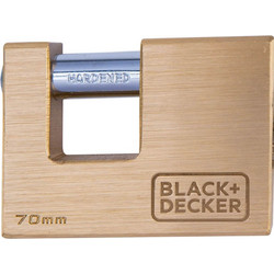 Λουκέτο Μπαγιονέτ 70mm Ορειχάλκινο BLACK+DECKER