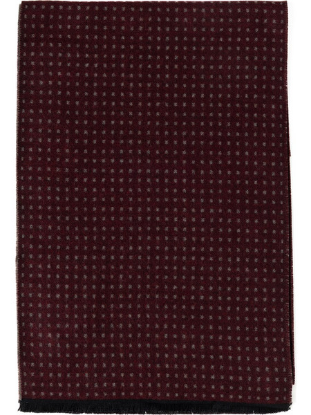 THE BOSTONIANS ΚΑΣΚΟΛ DOBBY DOUBLE FACE ΜΟΝΟΧΡΩΜΟ 3SC353102-BURGUNDY Mixed