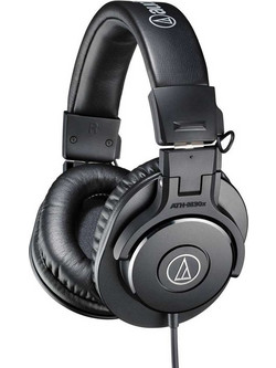Audio Technica ATH-M30X Ενσύρματα Ακουστικά Studio Over Ear Μαύρα